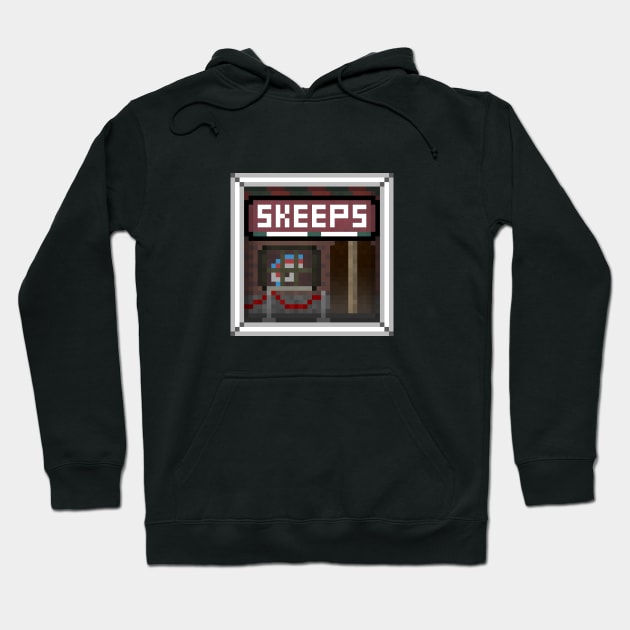 "Skeeps" - WHITE BORDER Hoodie by Little Landmarks